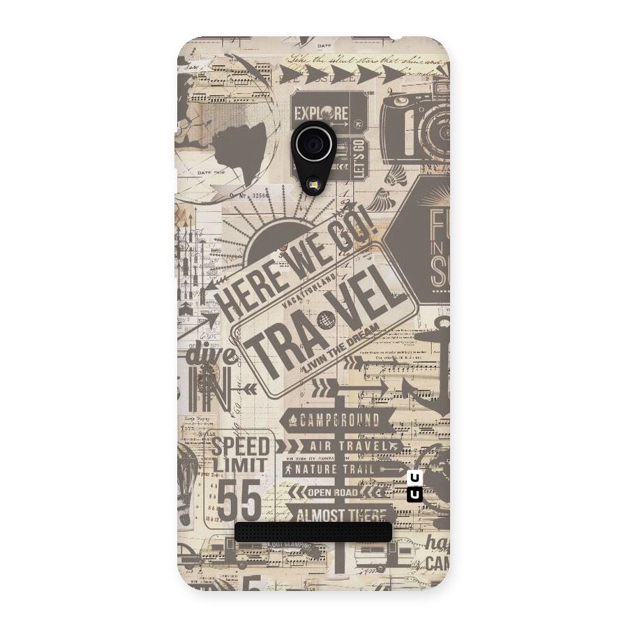 Here We Travel Back Case for Zenfone 5