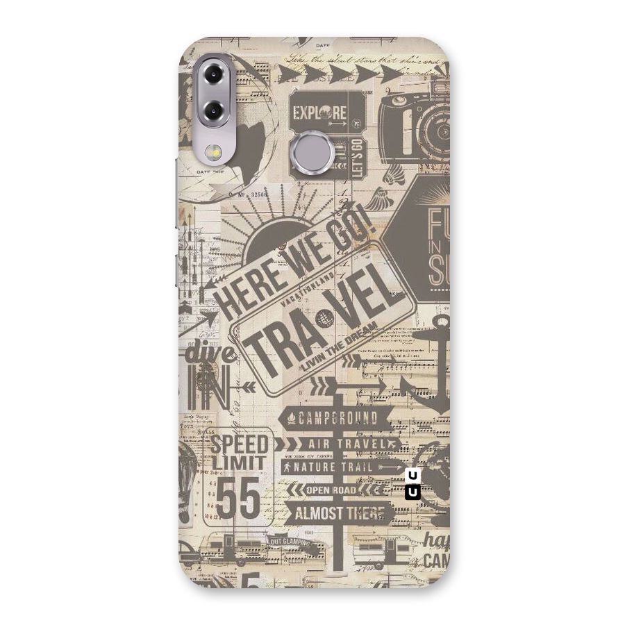 Here We Travel Back Case for Zenfone 5Z