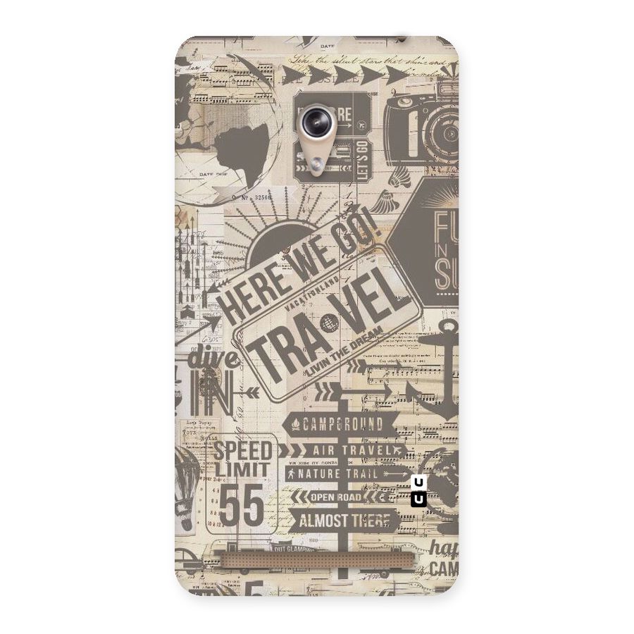 Here We Travel Back Case for Zenfone 6