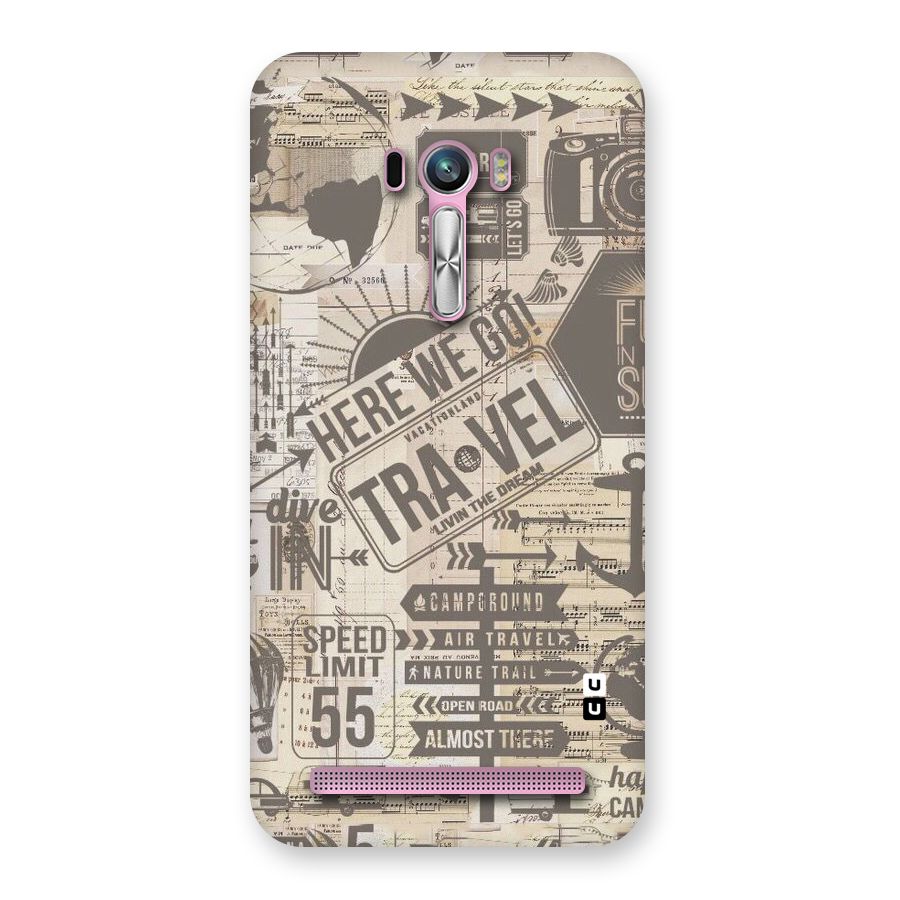 Here We Travel Back Case for Zenfone Selfie
