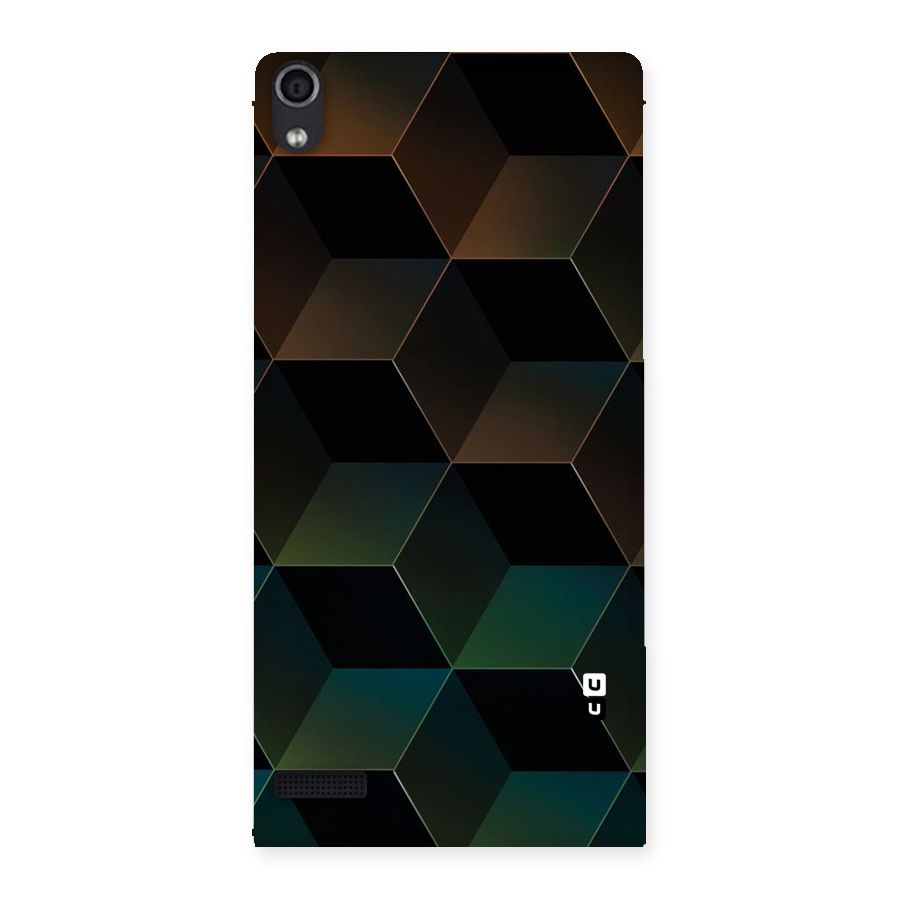 Hexagonal Design Back Case for Ascend P6