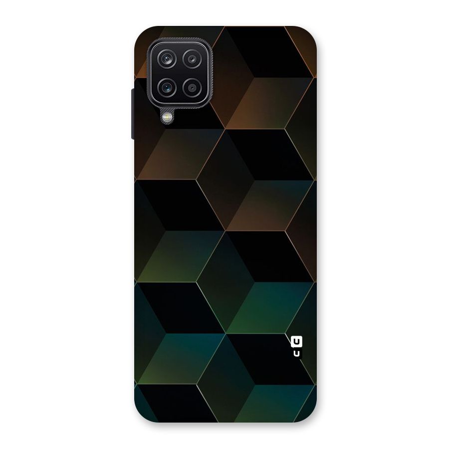 Hexagonal Design Back Case for Galaxy A12