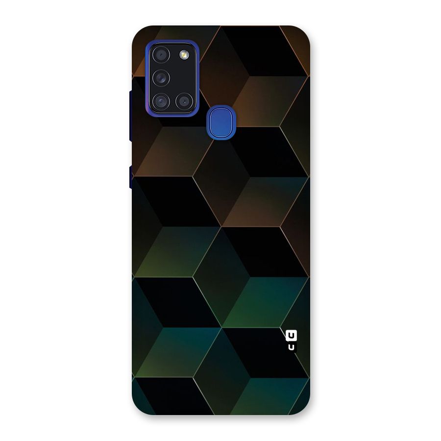 Hexagonal Design Back Case for Galaxy A21s