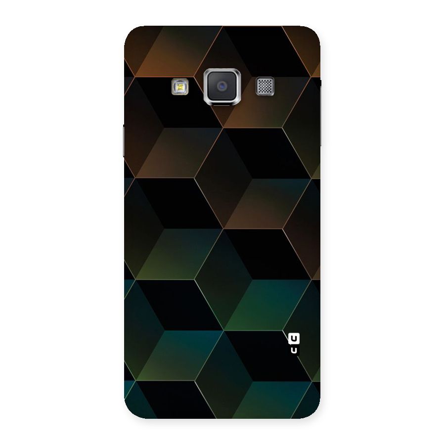 Hexagonal Design Back Case for Galaxy A3