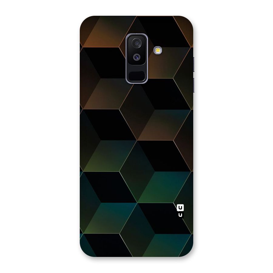 Hexagonal Design Back Case for Galaxy A6 Plus