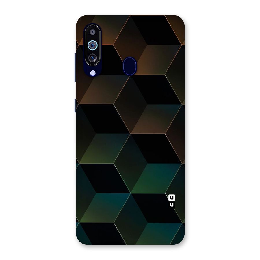 Hexagonal Design Back Case for Galaxy A60