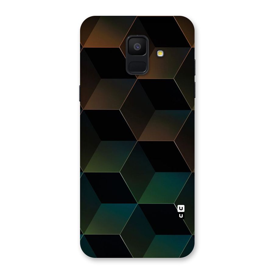 Hexagonal Design Back Case for Galaxy A6 (2018)