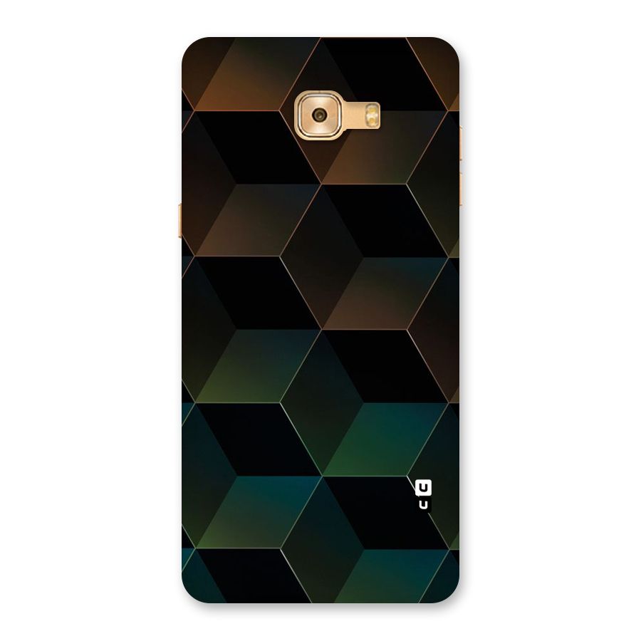 Hexagonal Design Back Case for Galaxy C9 Pro