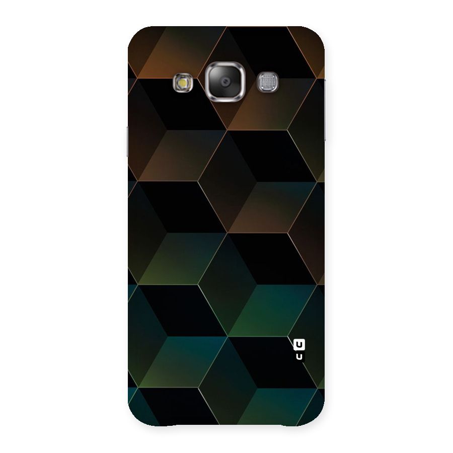 Hexagonal Design Back Case for Galaxy E7