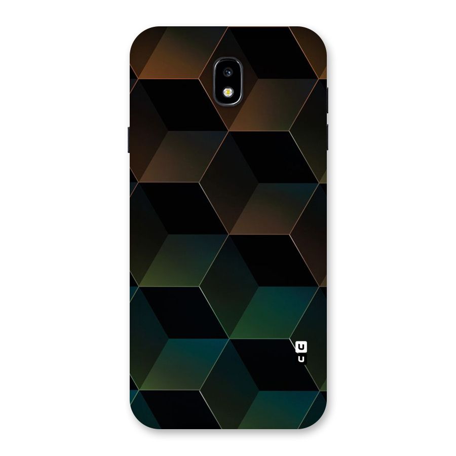 Hexagonal Design Back Case for Galaxy J7 Pro