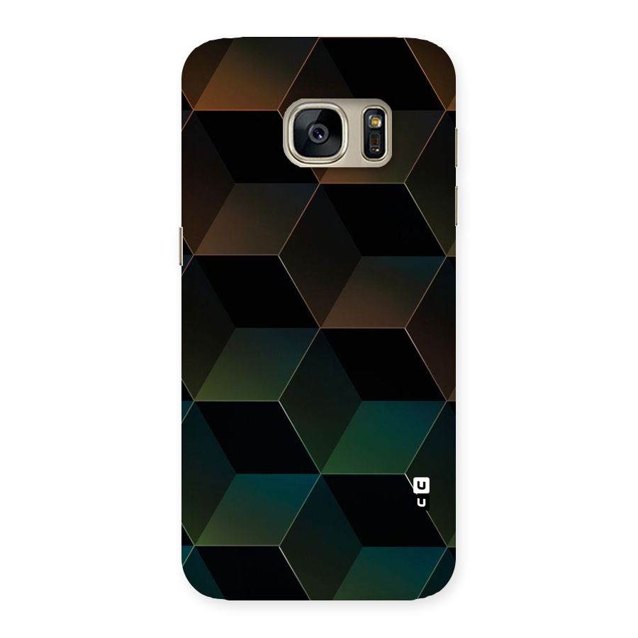 Hexagonal Design Back Case for Galaxy S7