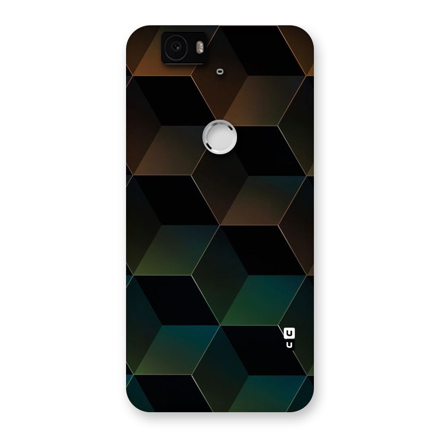 Hexagonal Design Back Case for Google Nexus-6P
