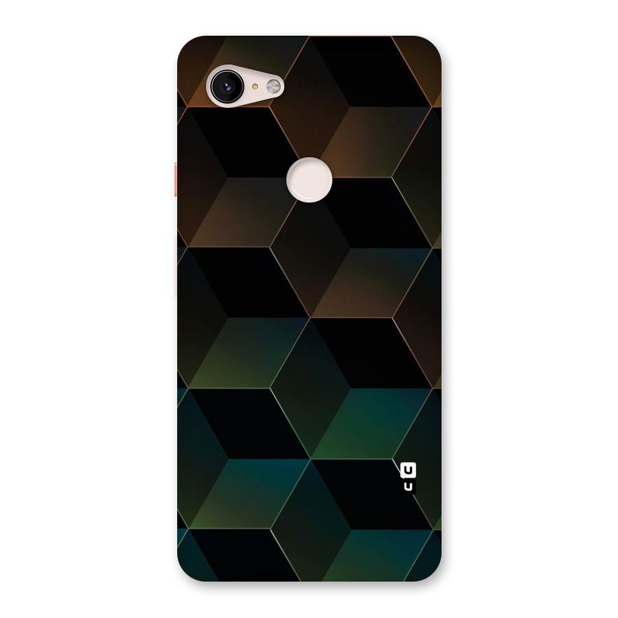 Hexagonal Design Back Case for Google Pixel 3 XL