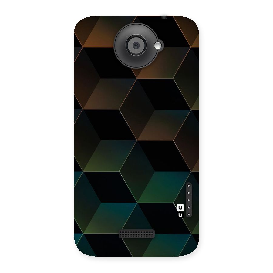 Hexagonal Design Back Case for HTC One X