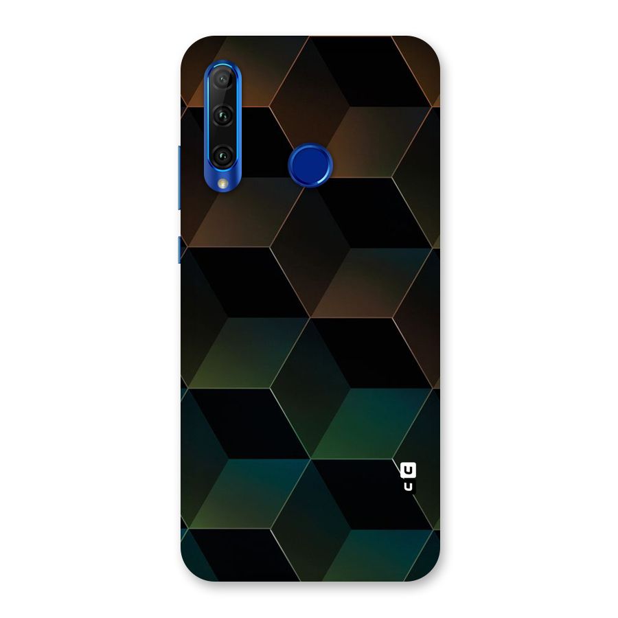 Hexagonal Design Back Case for Honor 20i
