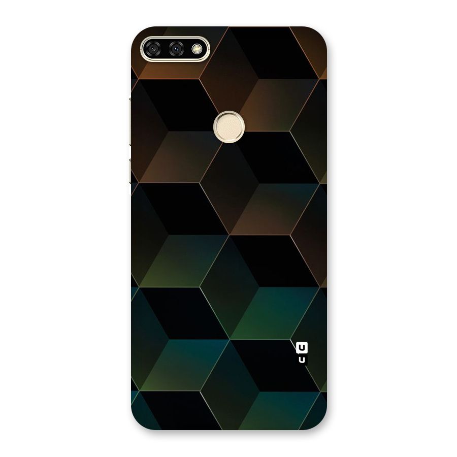 Hexagonal Design Back Case for Honor 7A