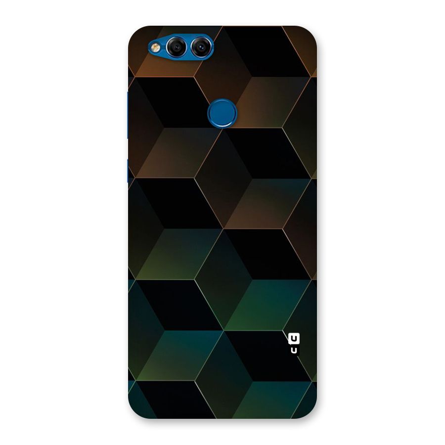 Hexagonal Design Back Case for Honor 7X