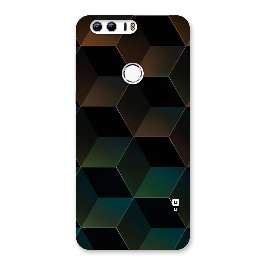 Hexagonal Design Back Case for Honor 8