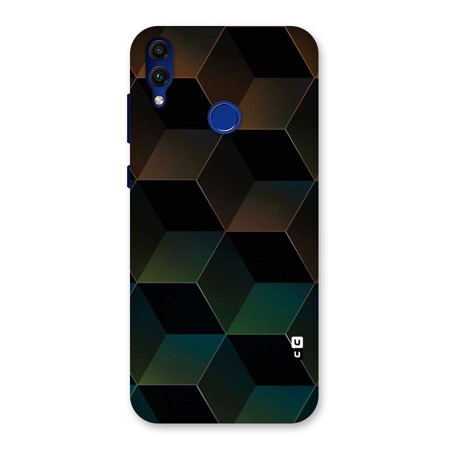 Hexagonal Design Back Case for Honor 8C