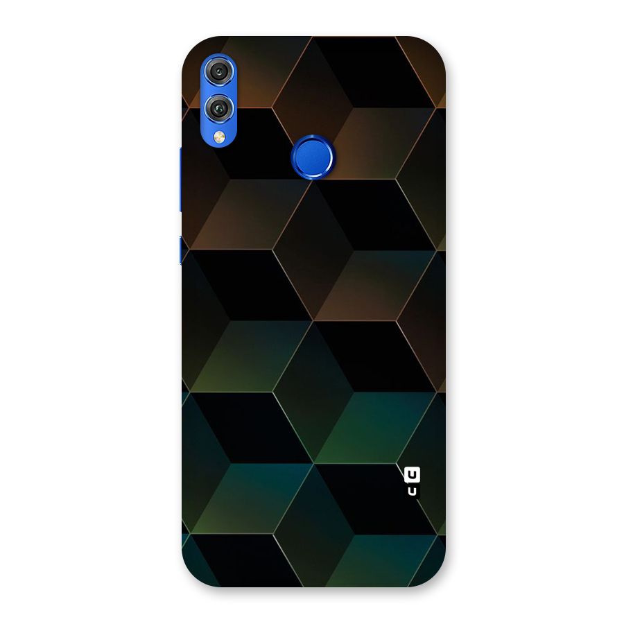 Hexagonal Design Back Case for Honor 8X