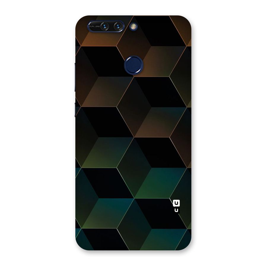 Hexagonal Design Back Case for Honor 8 Pro