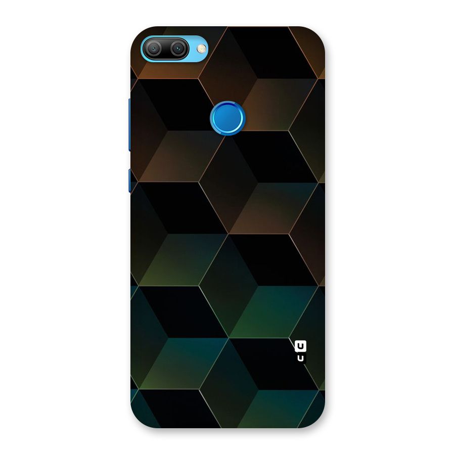 Hexagonal Design Back Case for Honor 9N