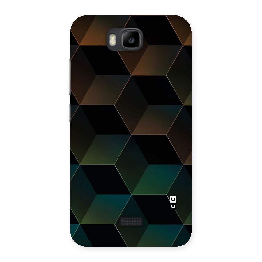 Hexagonal Design Back Case for Honor Bee