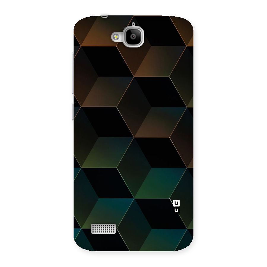 Hexagonal Design Back Case for Honor Holly