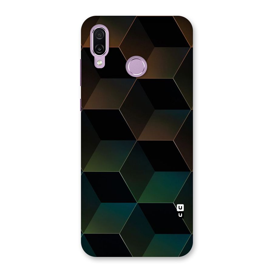Hexagonal Design Back Case for Honor Play