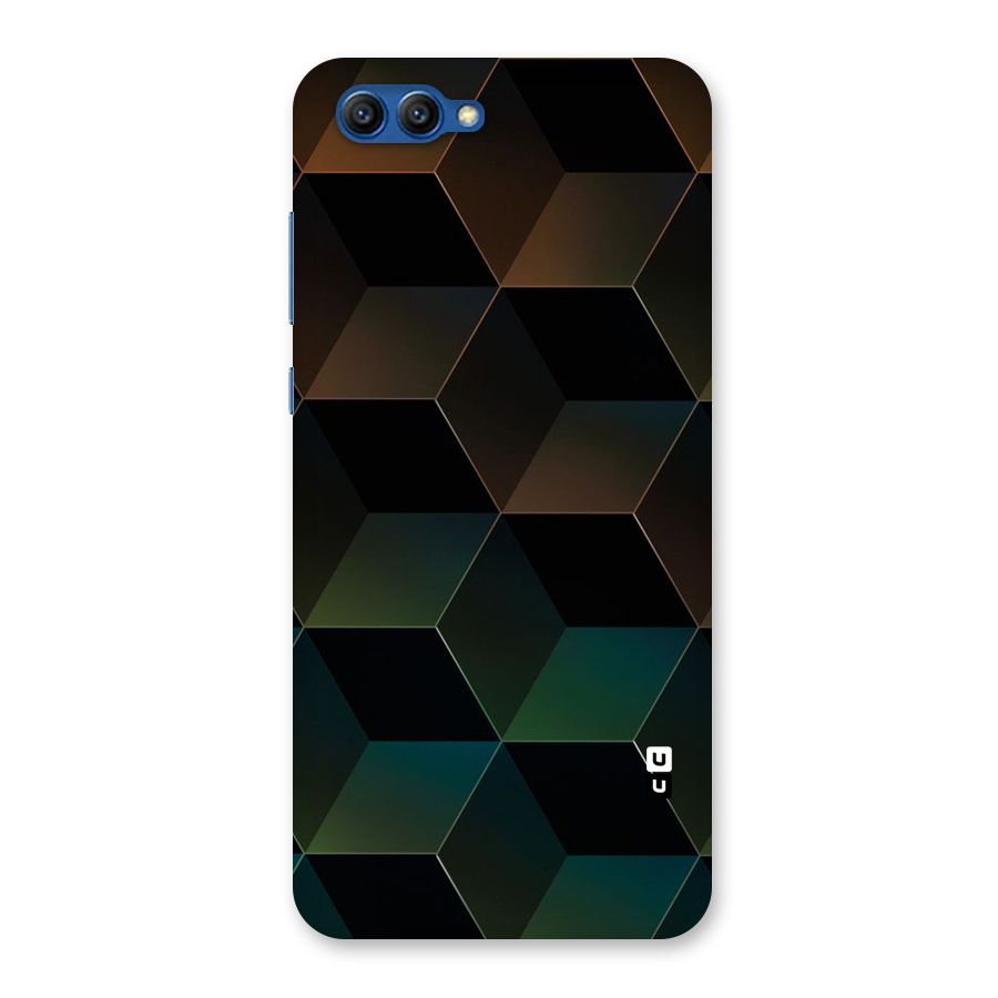 Hexagonal Design Back Case for Honor View 10