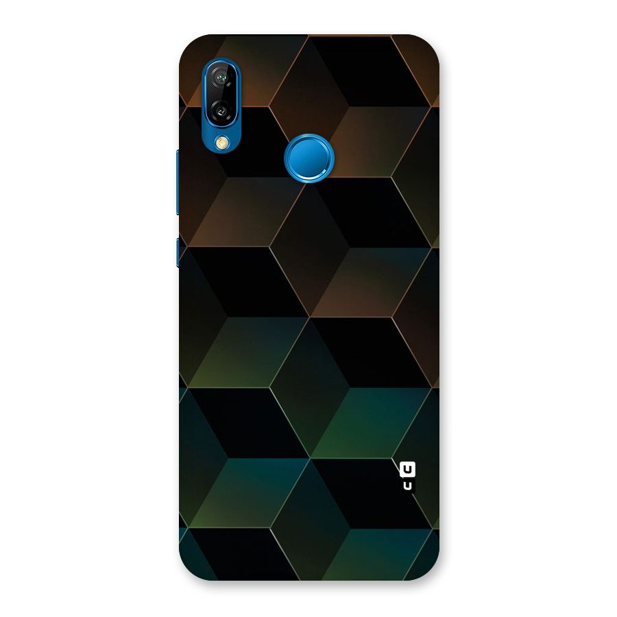 Hexagonal Design Back Case for Huawei P20 Lite