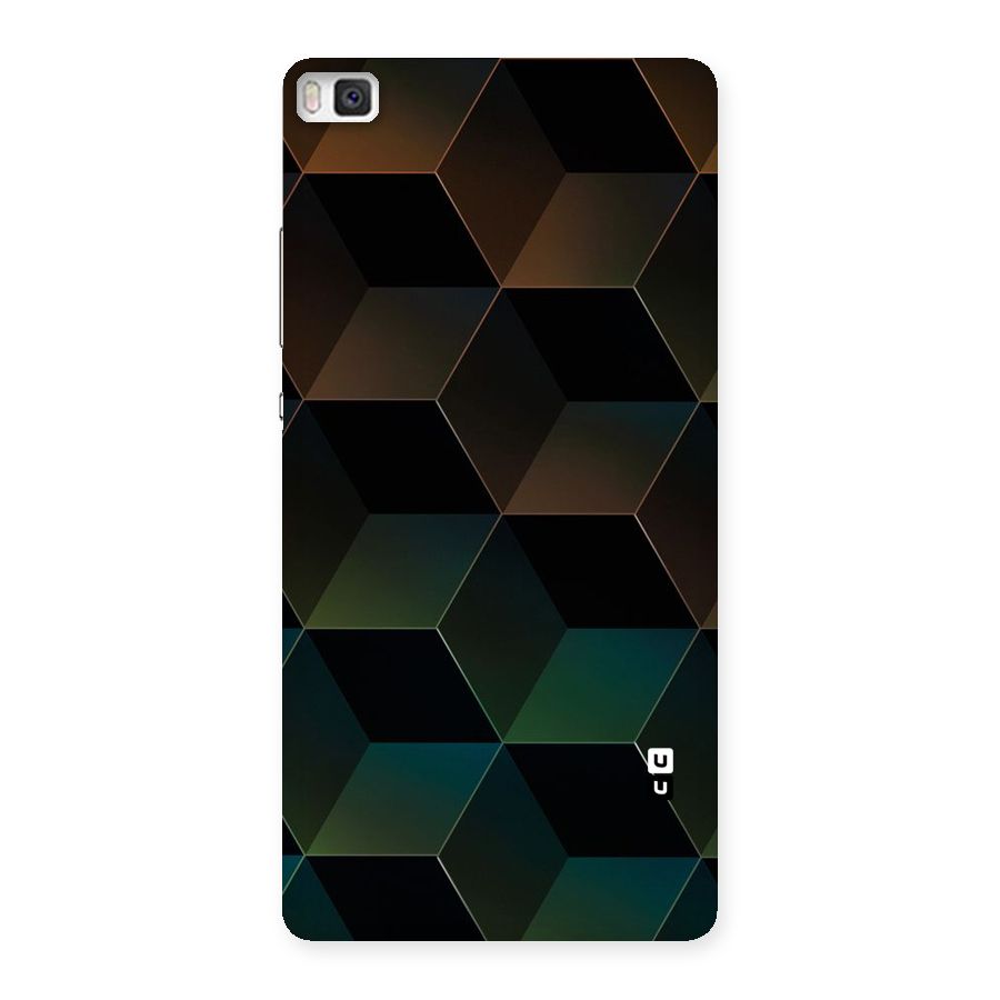 Hexagonal Design Back Case for Huawei P8