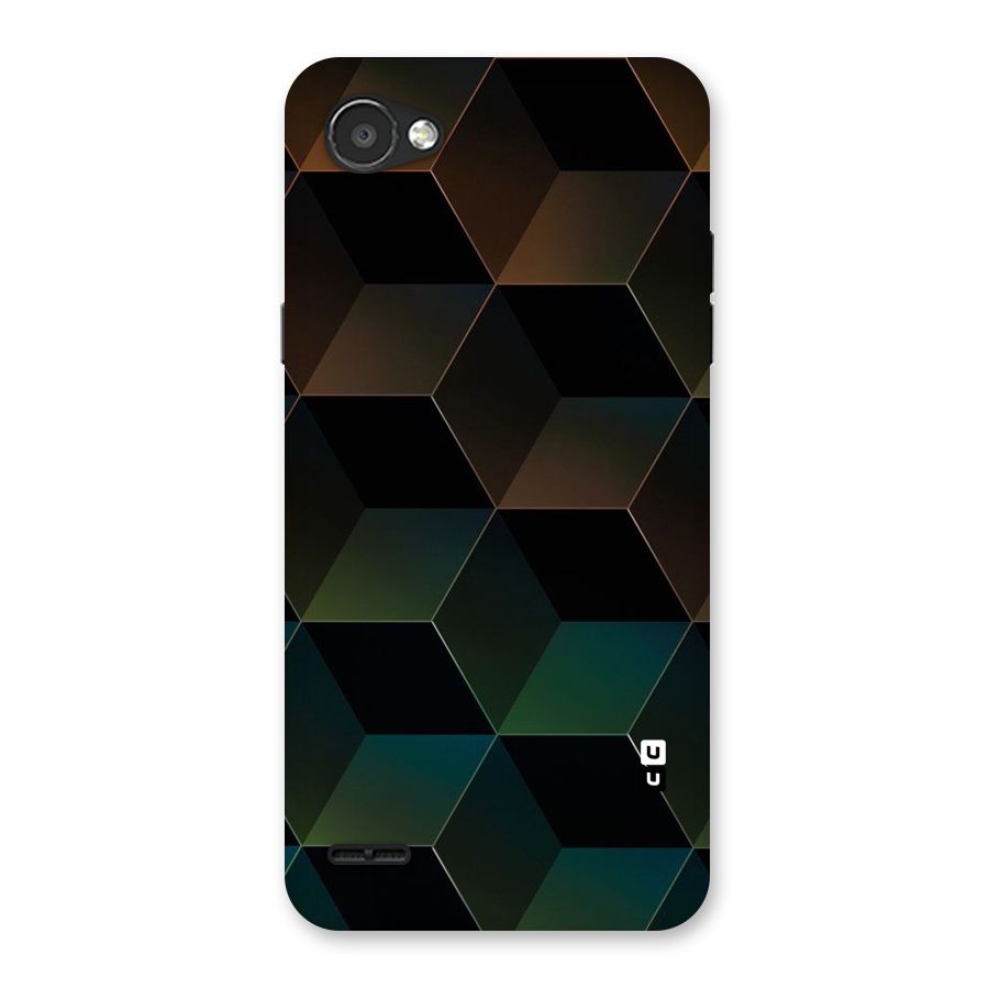 Hexagonal Design Back Case for LG Q6