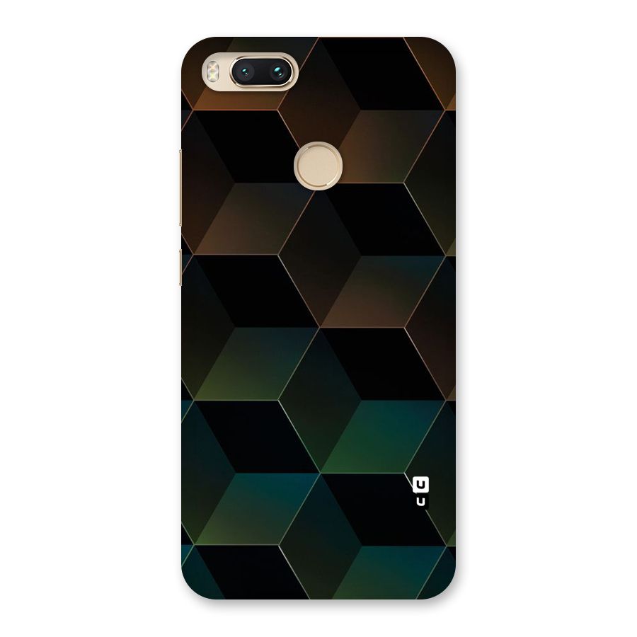 Hexagonal Design Back Case for Mi A1
