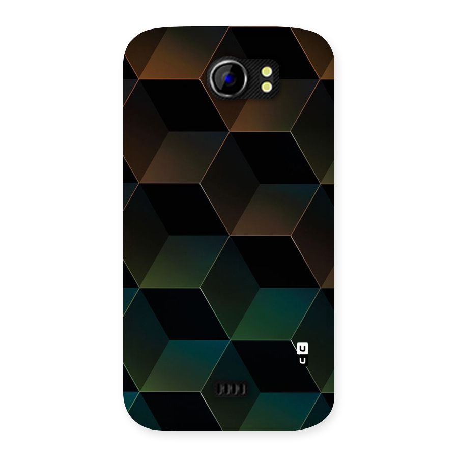 Hexagonal Design Back Case for Micromax Canvas 2 A110