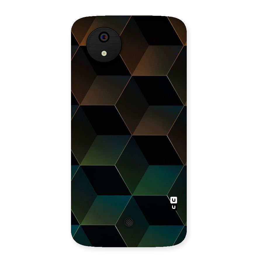 Hexagonal Design Back Case for Micromax Canvas A1