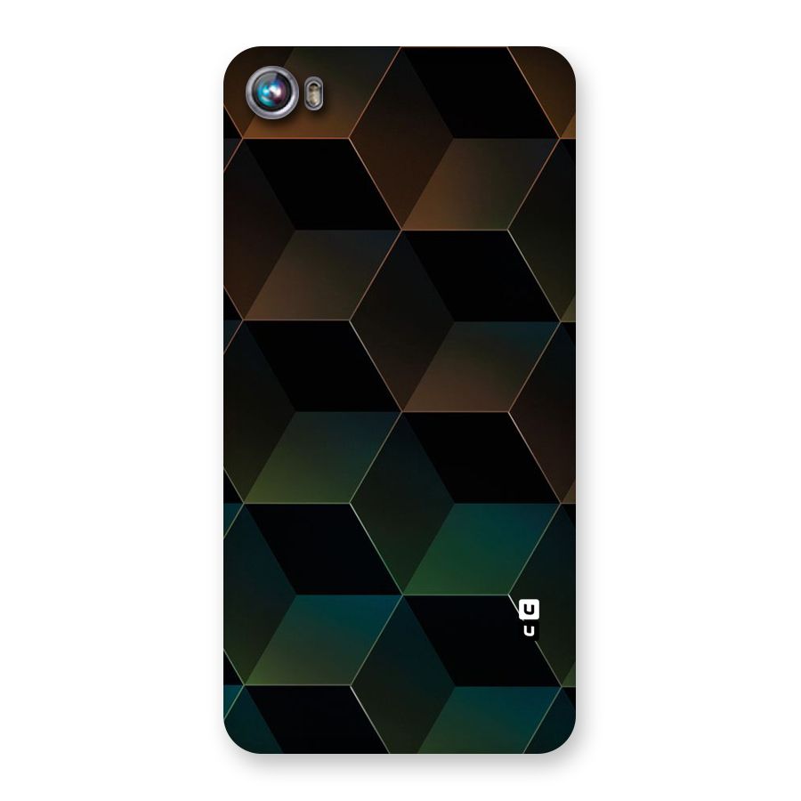 Hexagonal Design Back Case for Micromax Canvas Fire 4 A107