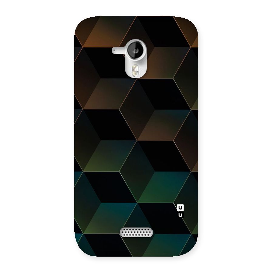 Hexagonal Design Back Case for Micromax Canvas HD A116