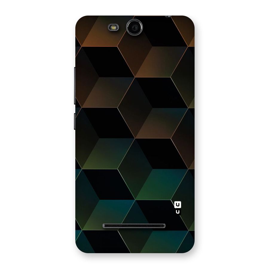 Hexagonal Design Back Case for Micromax Canvas Juice 3 Q392