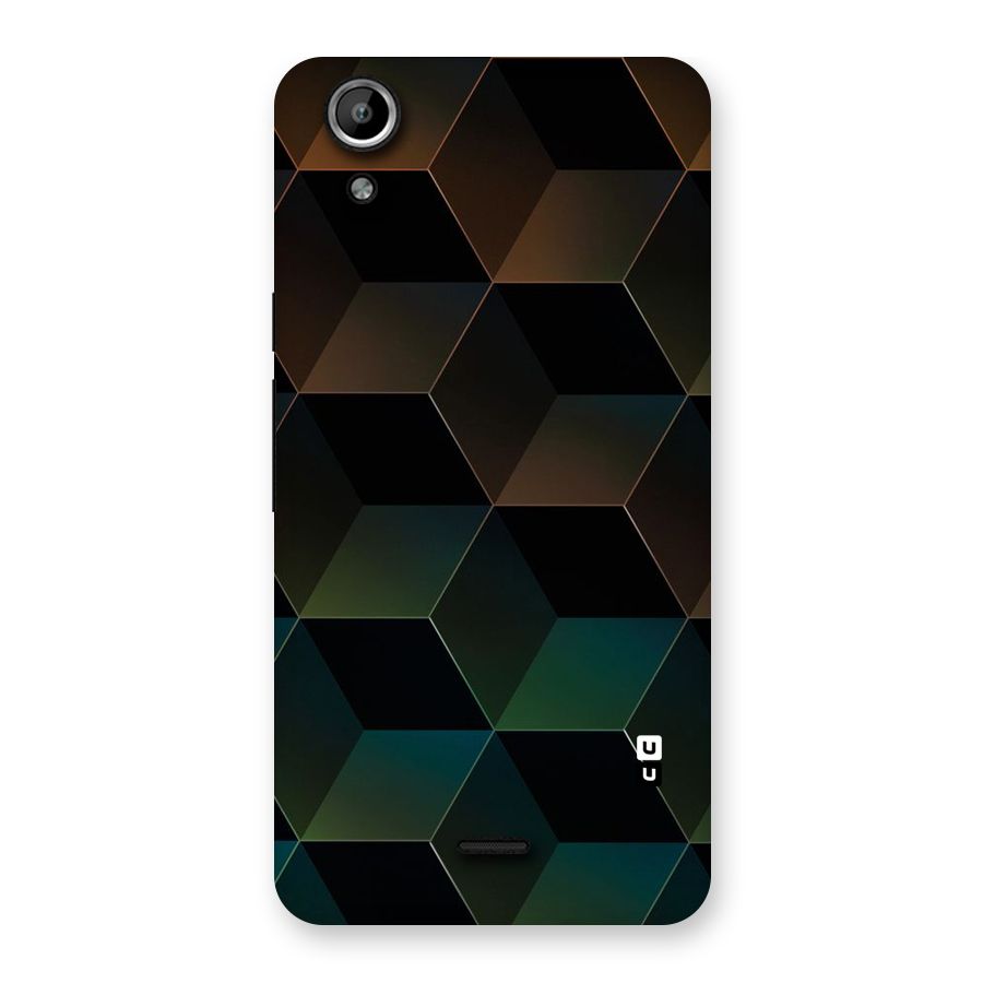Hexagonal Design Back Case for Micromax Canvas Selfie Lens Q345