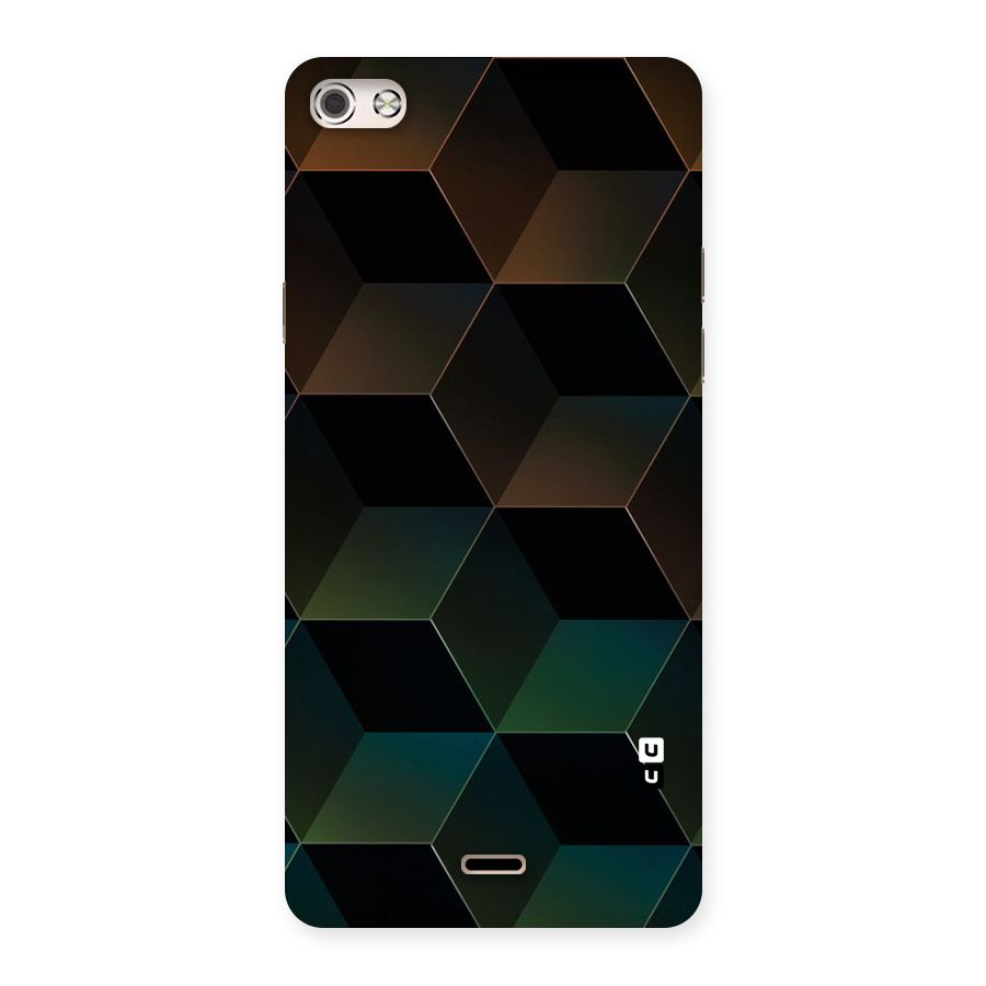Hexagonal Design Back Case for Micromax Canvas Silver 5