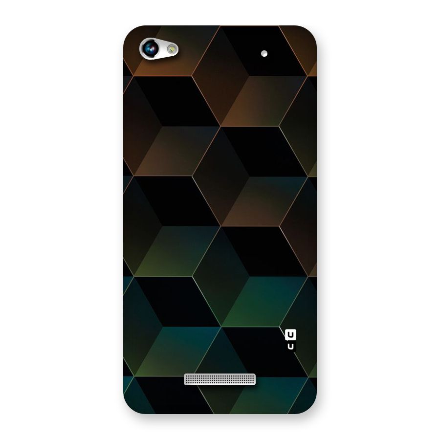 Hexagonal Design Back Case for Micromax Hue 2