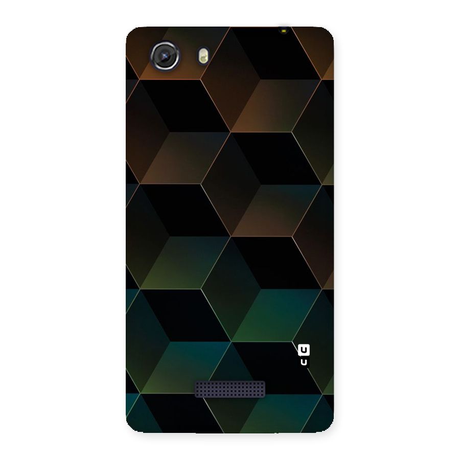 Hexagonal Design Back Case for Micromax Unite 3
