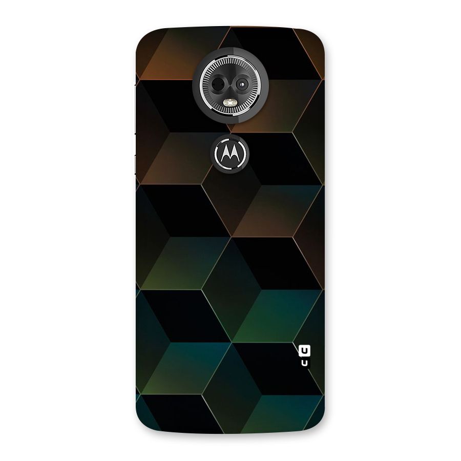 Hexagonal Design Back Case for Moto E5 Plus