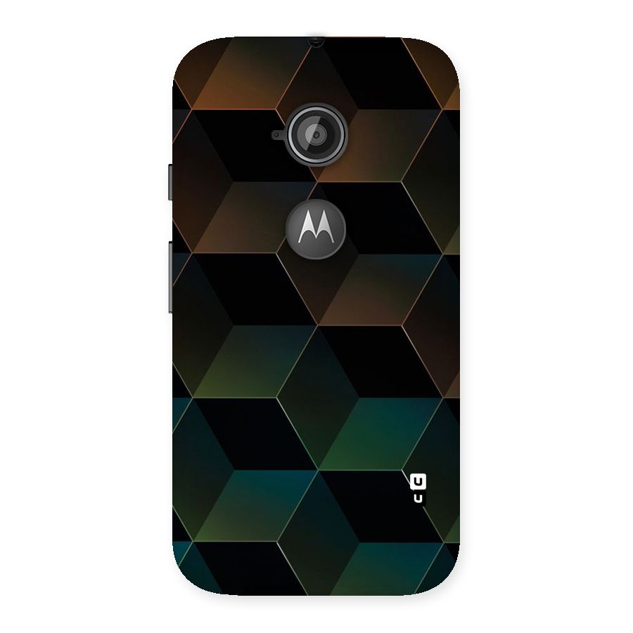Hexagonal Design Back Case for Moto E 2nd Gen