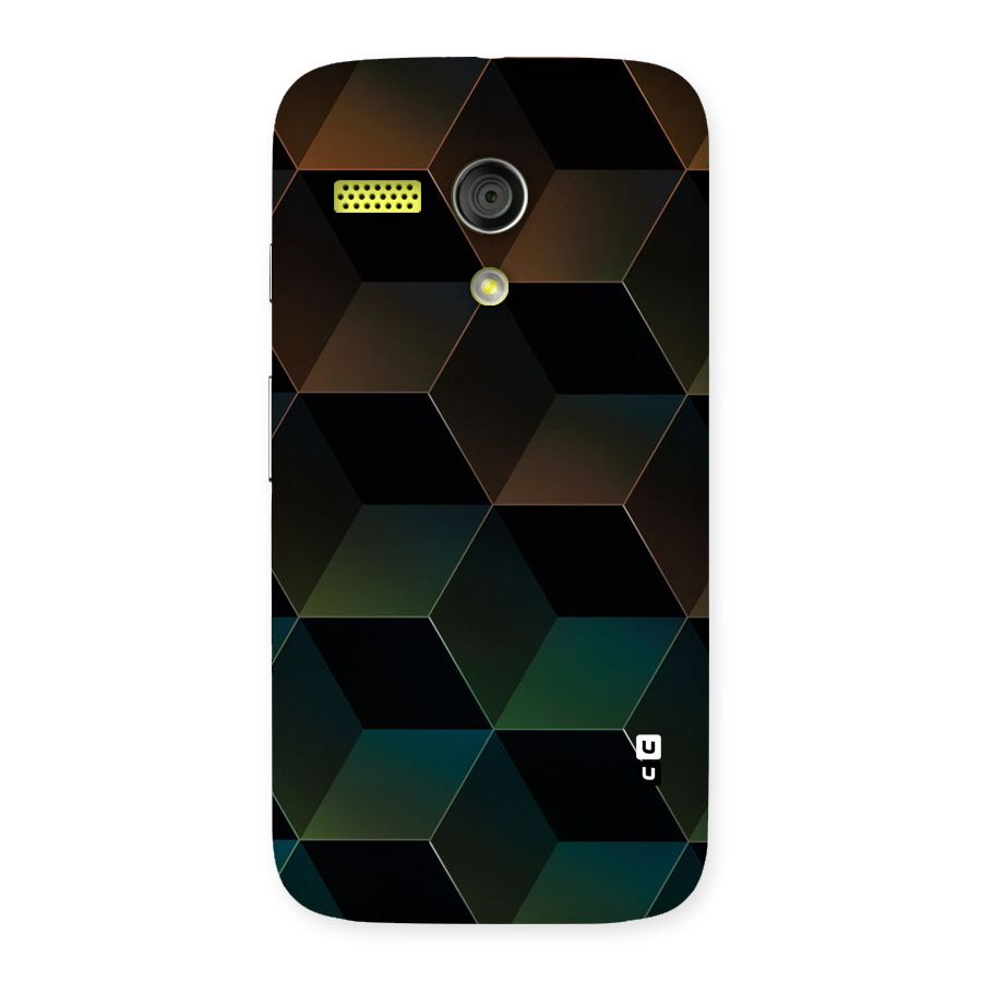 Hexagonal Design Back Case for Moto G