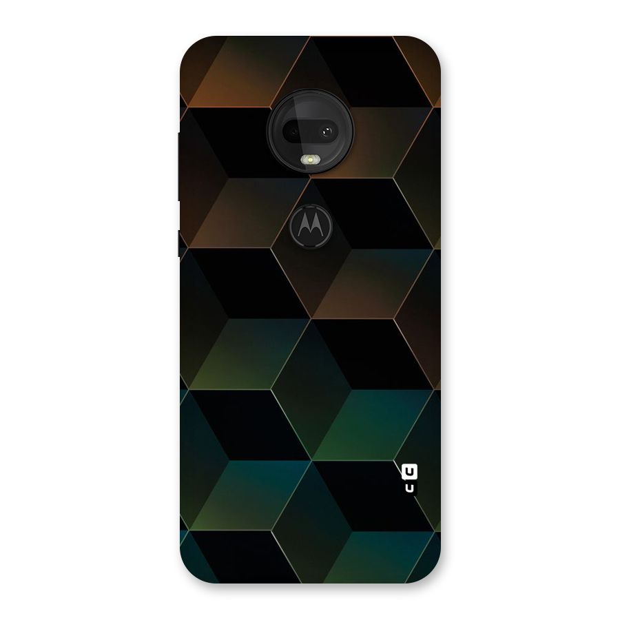 Hexagonal Design Back Case for Moto G7