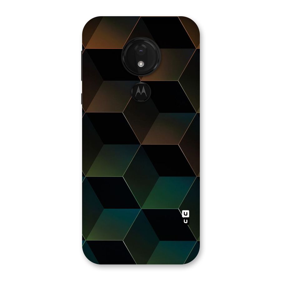 Hexagonal Design Back Case for Moto G7 Power