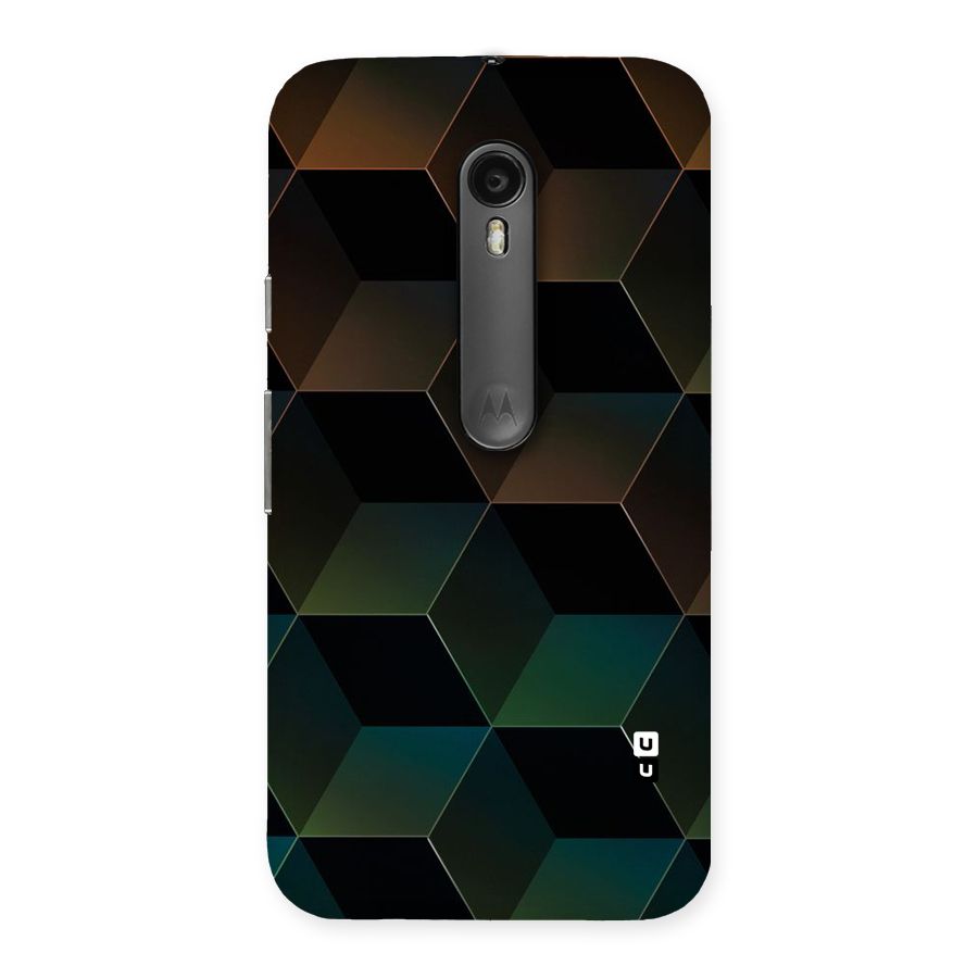 Hexagonal Design Back Case for Moto G Turbo