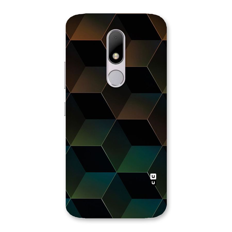 Hexagonal Design Back Case for Moto M